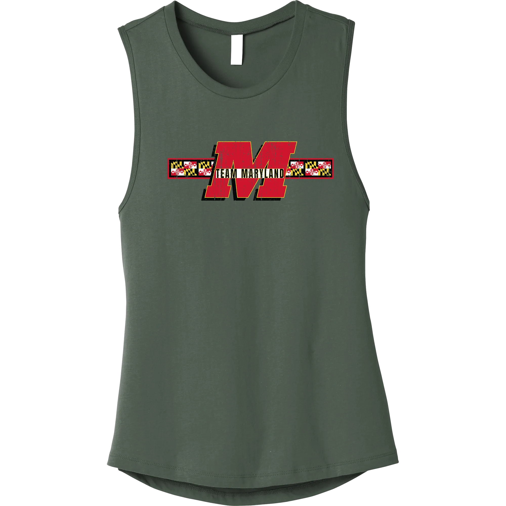 Team Maryland Womens Jersey Muscle Tank