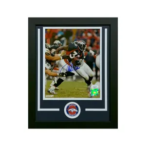 Terrell Davis Hand Signed & Framed Denver Broncos 8x10 Football Photo