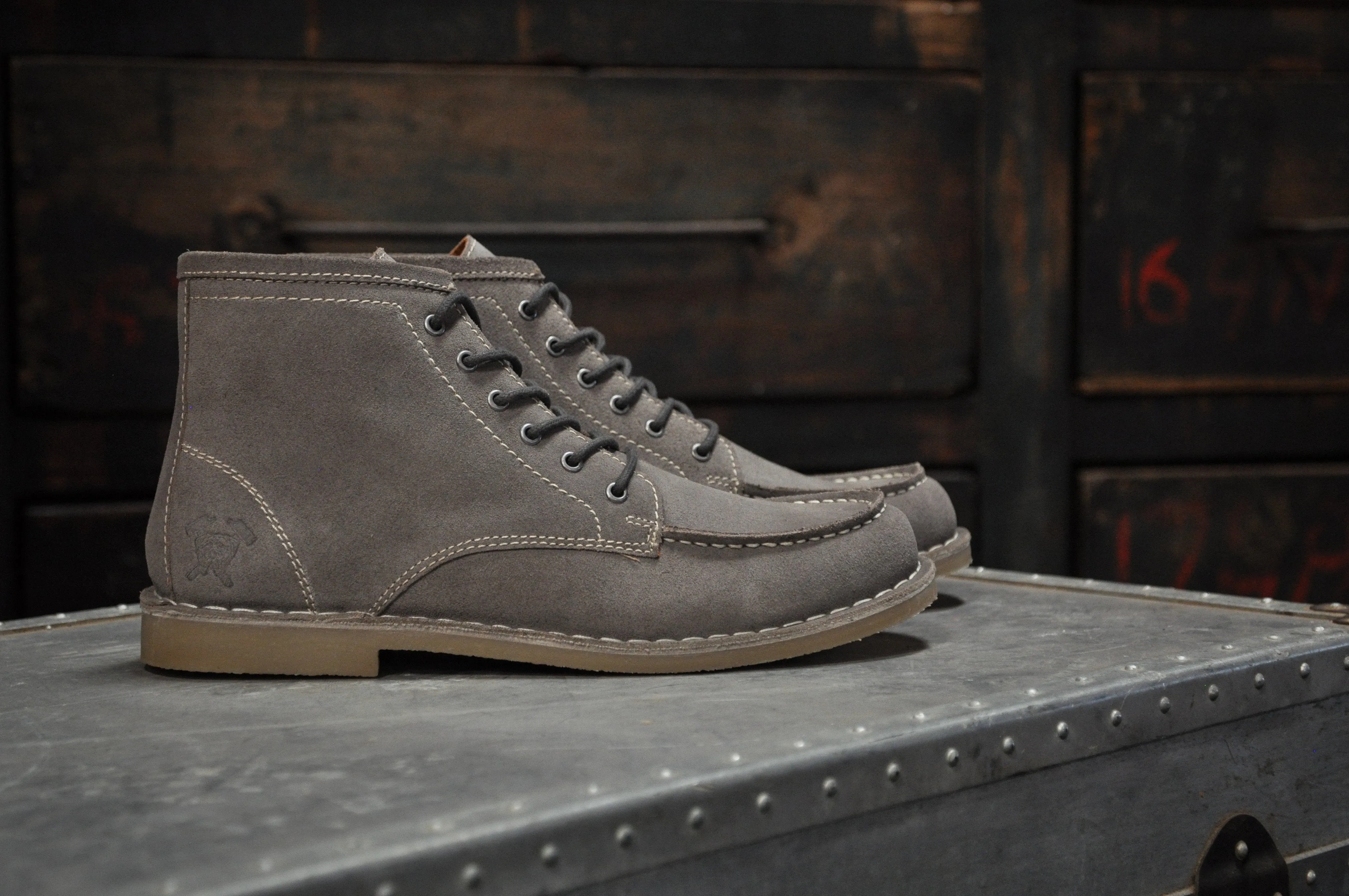 The Cooper | Grey Suede