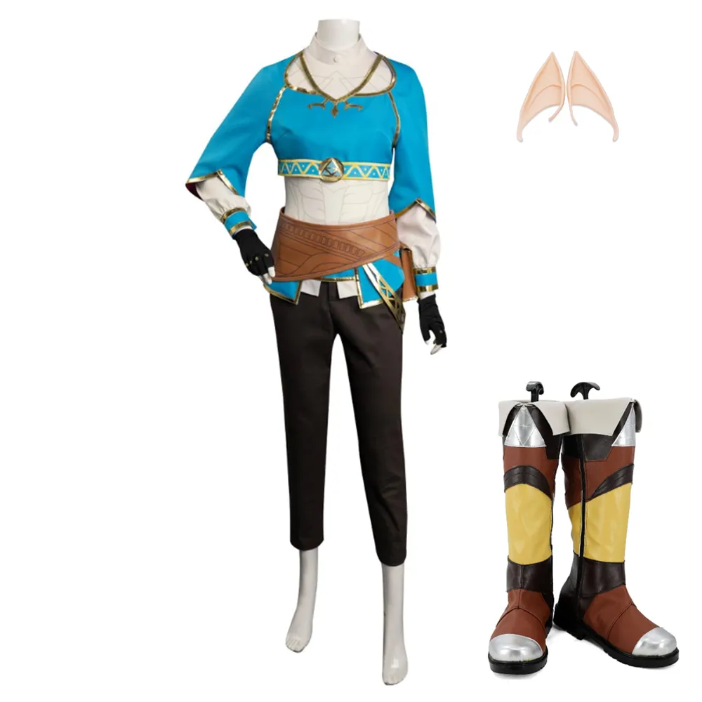 The Legend of Zelda Zelda Cosplay Costume Halloween Carnival Party Disguise Suit