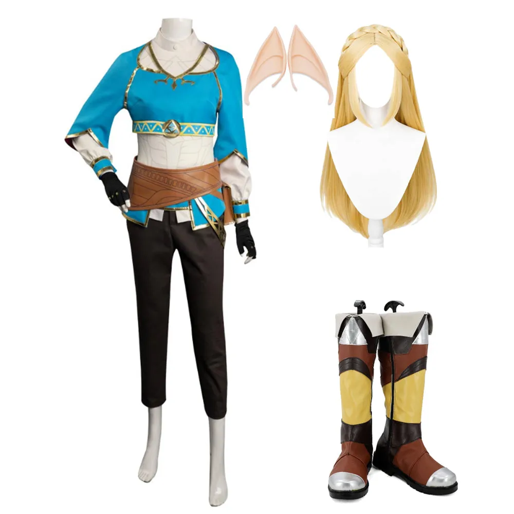 The Legend of Zelda Zelda Cosplay Costume Halloween Carnival Party Disguise Suit