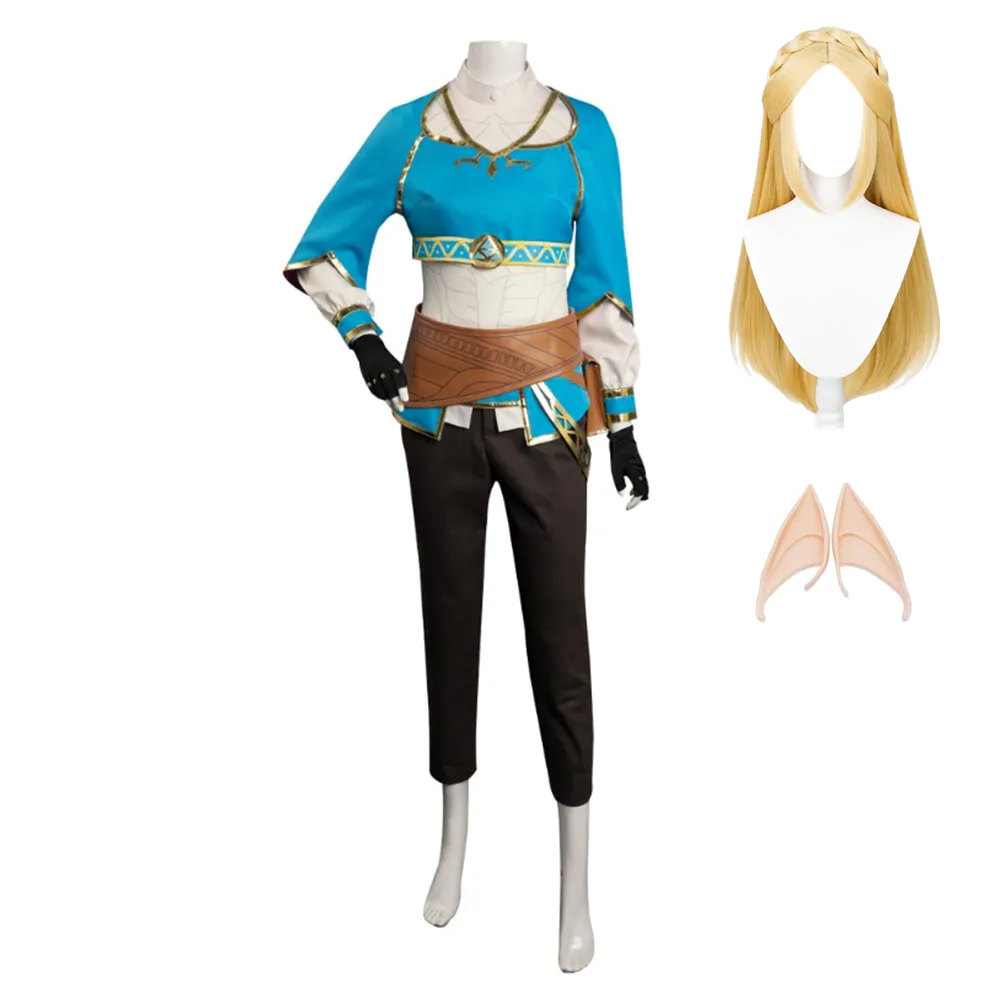 The Legend of Zelda Zelda Cosplay Costume Halloween Carnival Party Disguise Suit