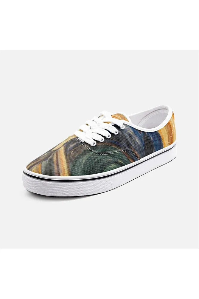 The Scream Unisex Canvas Sneakers