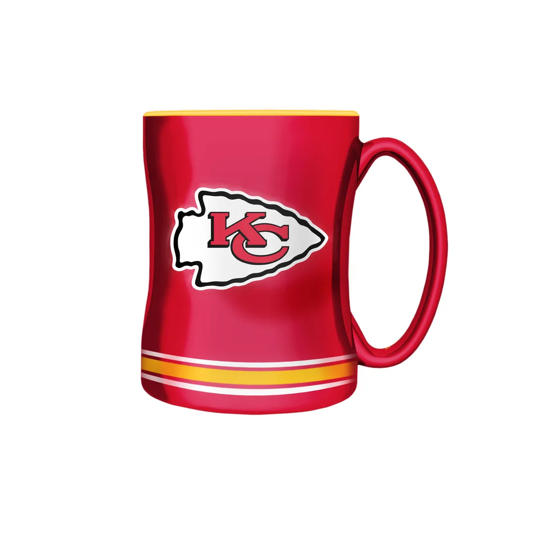 The Sports Vault NFL Kansas City Chiefs 14oz Sculpted Mug