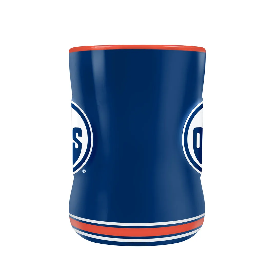 The Sports Vault NHL Edmonton Oilers 14oz Sculpted Mug