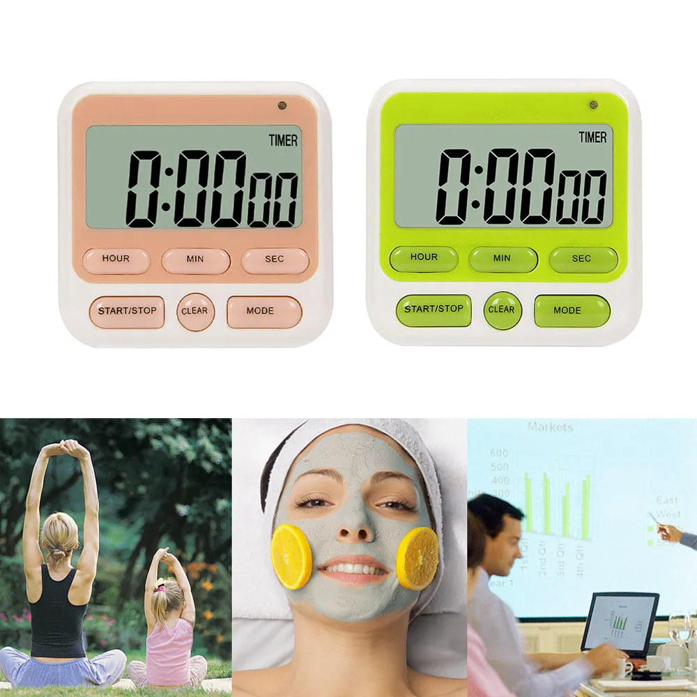 Timer Multifunctional Learning  Loud Alarm Kitchen Timer