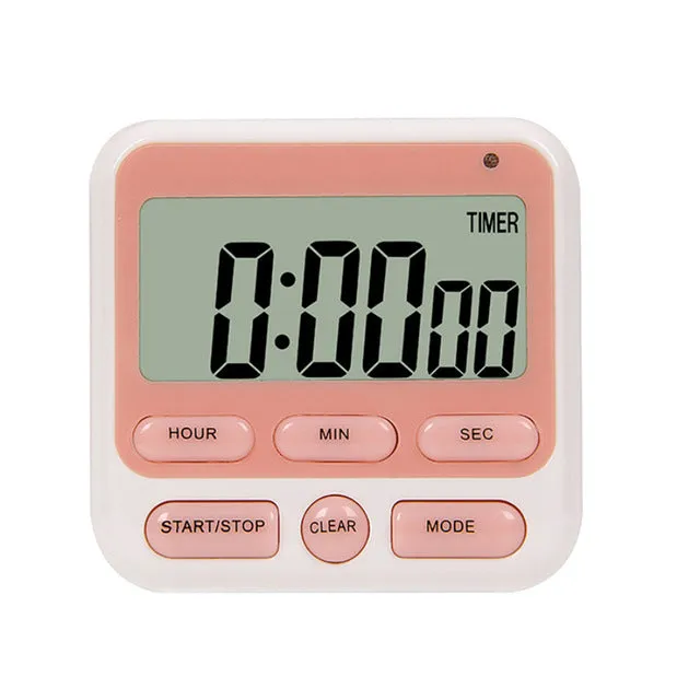 Timer Multifunctional Learning  Loud Alarm Kitchen Timer