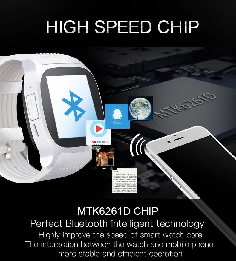 Watch Plug-in Phone Card SIM Call Photo Bluetooth Information Step Counting Sports