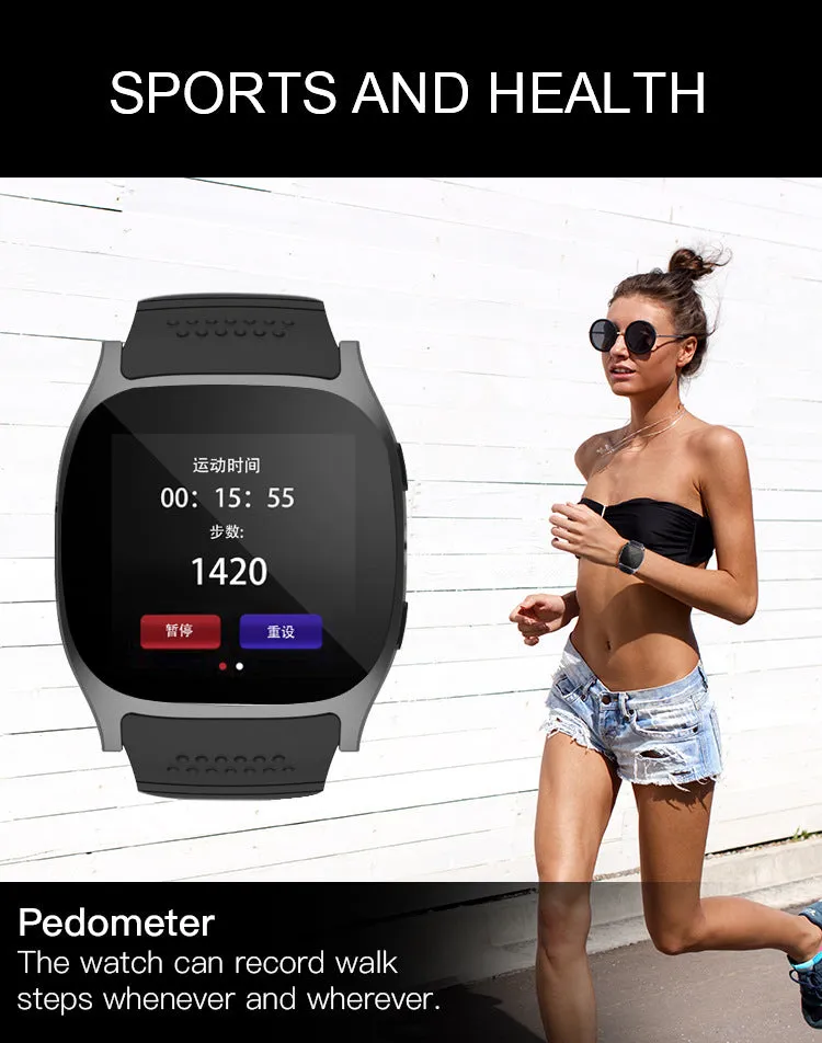 Watch Plug-in Phone Card SIM Call Photo Bluetooth Information Step Counting Sports