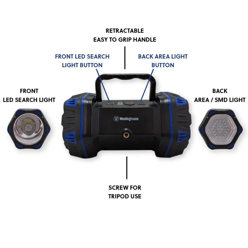 Westinghouse WF217 Rechargeable Search Light, Area Light, Mobile Power