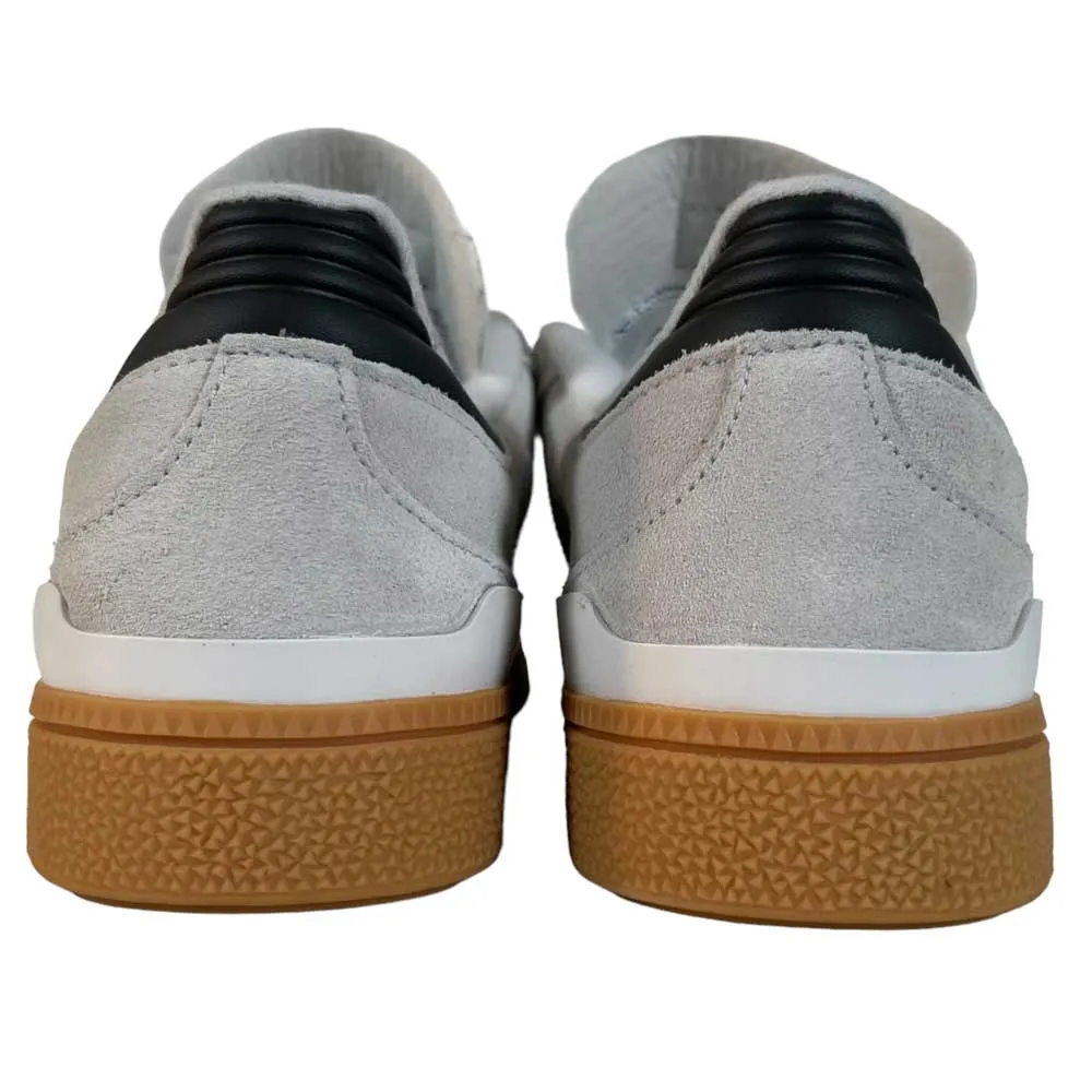 White Grey Shaoli Gum Busenitz Adidas Skateboarding Suede Shoes