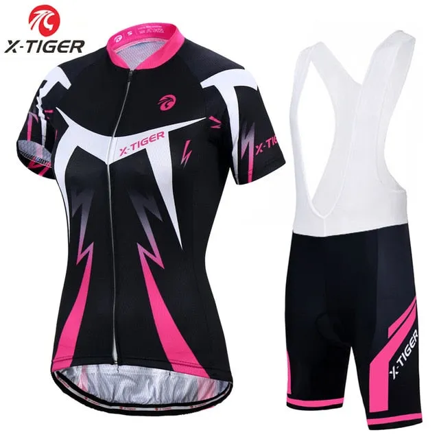 X-Tiger Women's Cycling Jersey Set