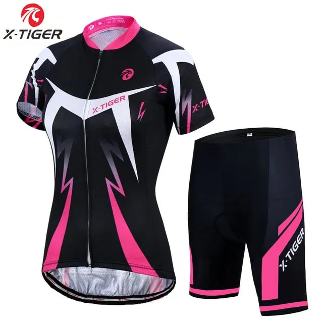 X-Tiger Women's Cycling Jersey Set